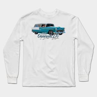 1955 Chevrolet 210 2 Door Wagon Long Sleeve T-Shirt